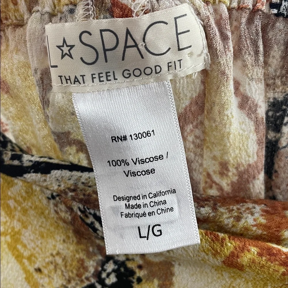 L*Space‎ Pretty In Python Mia Cover Up Sarong Skirt
